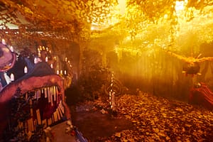 Epic Room Medieval golf lighting 1